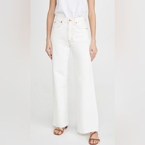 SLVRLAKE “Grace” Jeans in White, Size 26